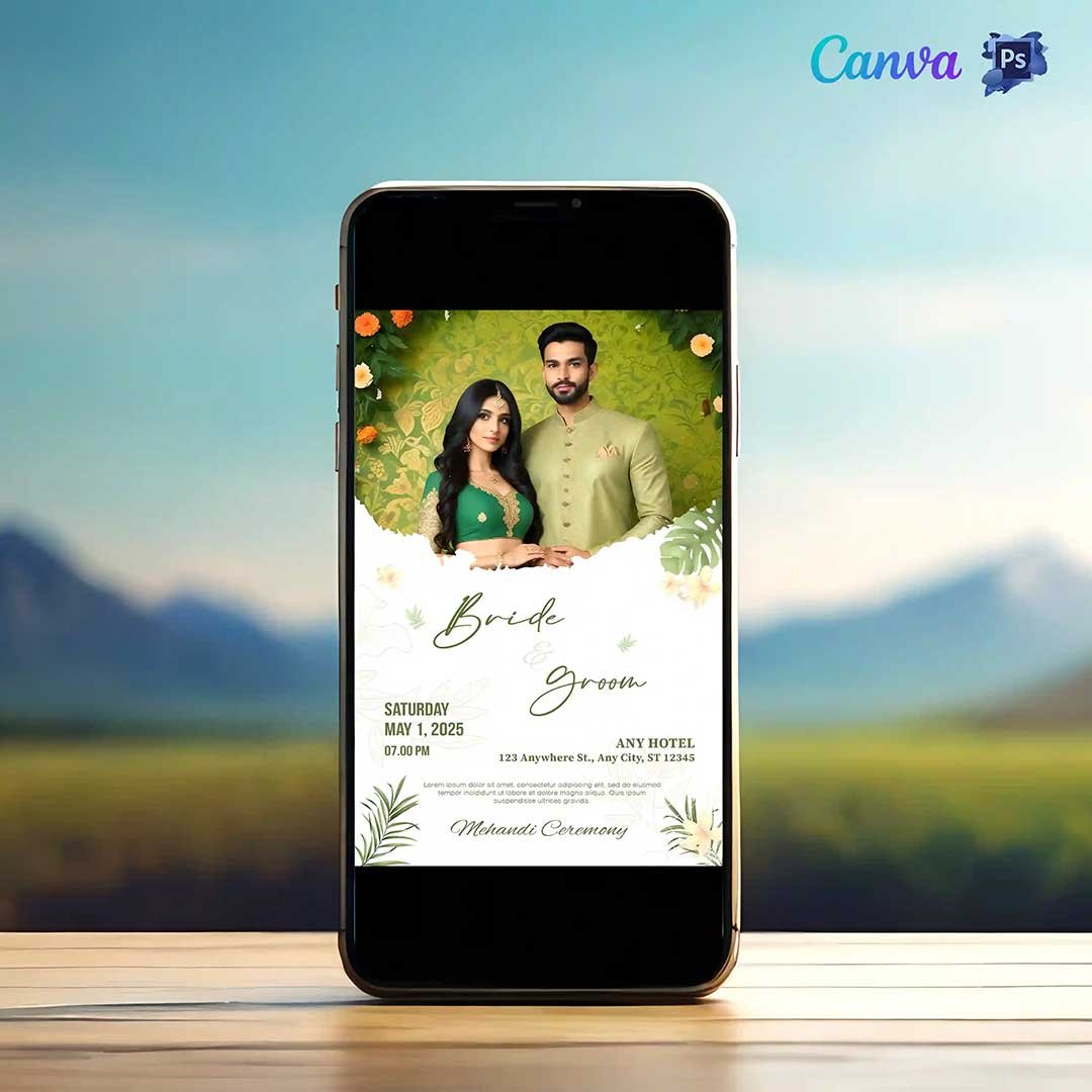 Modern-Henna-Ceremony-Card-Indian-Wedding-Card