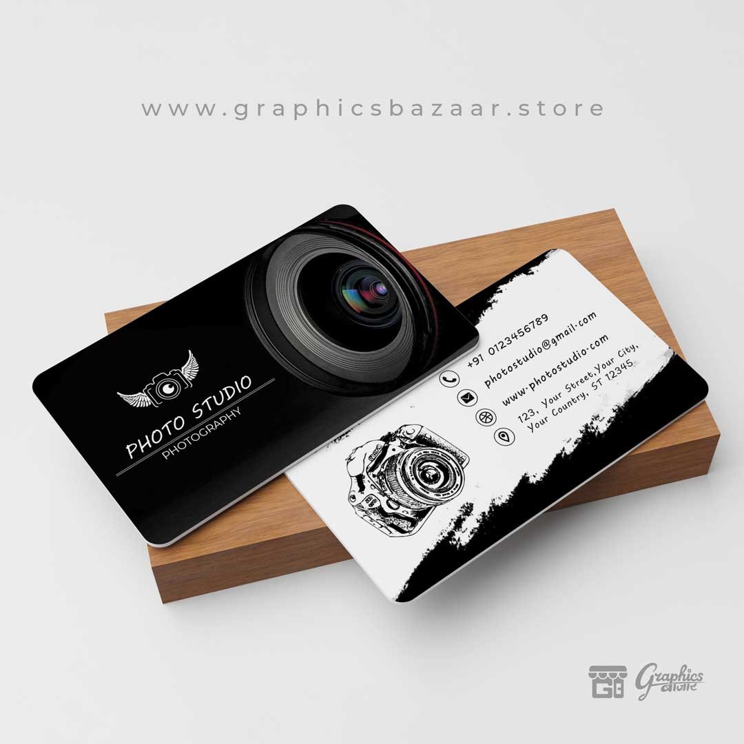 Photo Studio Business Card Template