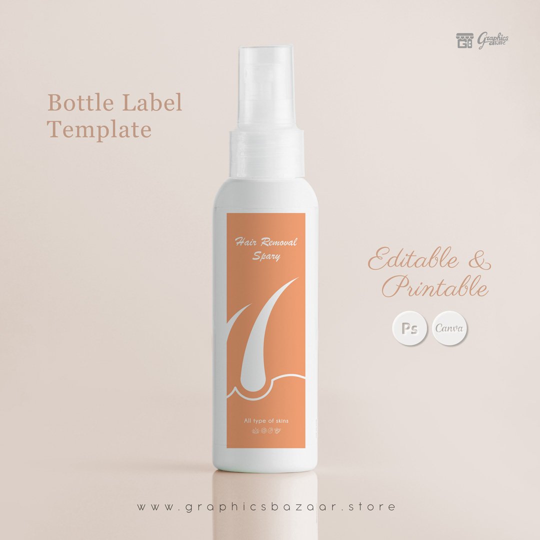 Cosmetic Bottle Label 2