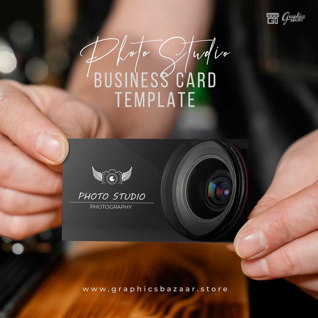 Photo Studio Business Card Template