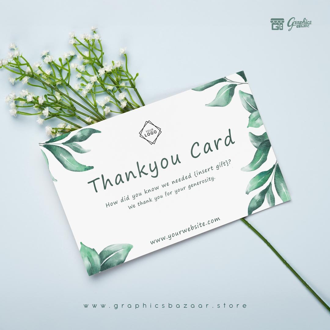 Thankyou Gift Card Template For Business