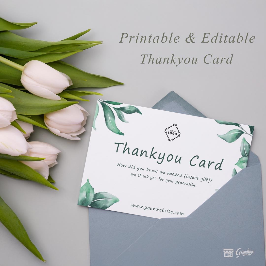 Thankyou Gift Card Template For Business