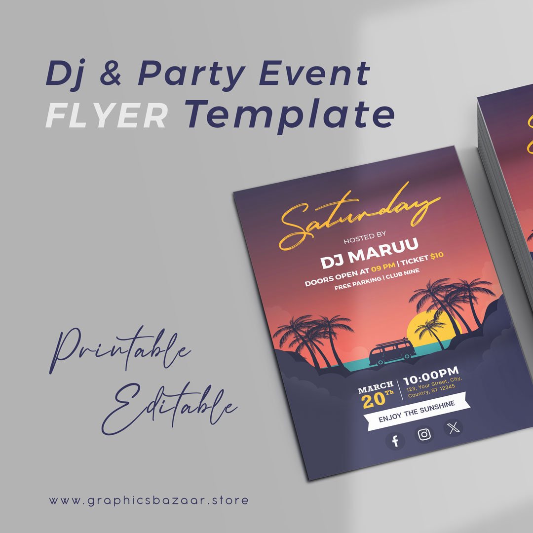 Tropical Party Flyer
